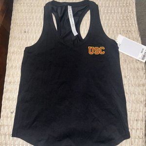 NWT Lululemon USC Trojans Women's Racerback Tank Top Size 2 XS Black